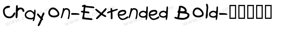 Crayon-Extended Bold字体转换